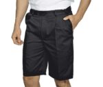 pantalon bermuda negro 064301