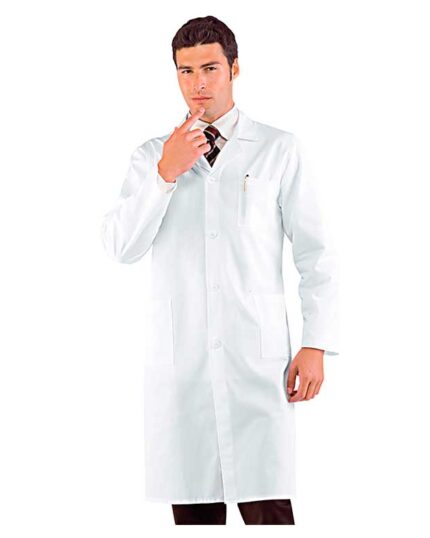 Bata médico hombre de manga larga