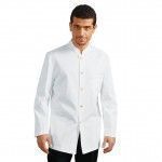 chaqueta coreana blanca hombre isacco 066300