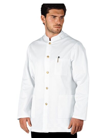 Chaqueta camarero cuello Mao 100% algodón