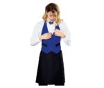 delantal azul unisex camarero isacco garcon