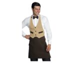 delantal bizcocho unisex camarero isacco garcon