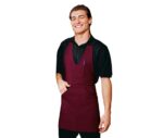 delantal burdeos hombre camarero isacco bistro