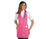 delantal fucsia mujer camarera isacco bistro