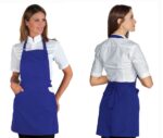 delantal mujer azul camarera ischia isacco