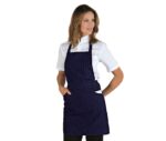 delantal mujer azul rayas camarera ischia isacco