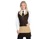 delantal mujer marron madeira isacco