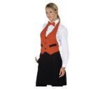 delantal rojo unisex camarero isacco garcon