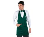 delantal verde hombre camarero isacco bistro