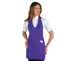 delantal violeta mujer camarera isacco bistro