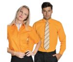isacco camisa albaricoque unisex camarero