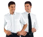 isacco camisa blanca piloto hombre camarero