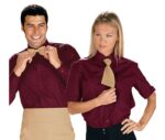 isacco camisa burdeos unisex camarero