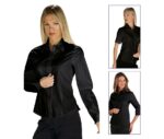 isacco camisa negra mujer camarero tenerife
