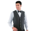 isacco chaleco unisex antracita rayas camarero