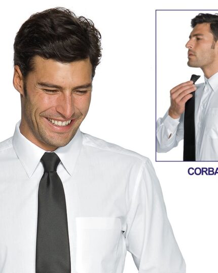 isacco corbata clip hombre trabajo camarero