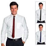 Corbata estrecha de hombre en poliéster