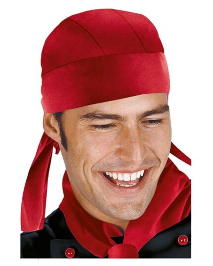 Bandana cocina roja Isacco