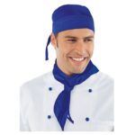 Pañuelo de cocinero azul