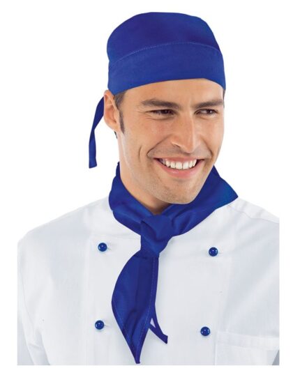 Pañuelo de cocinero azul