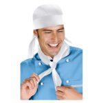 Pañuelo de cocinero blanco