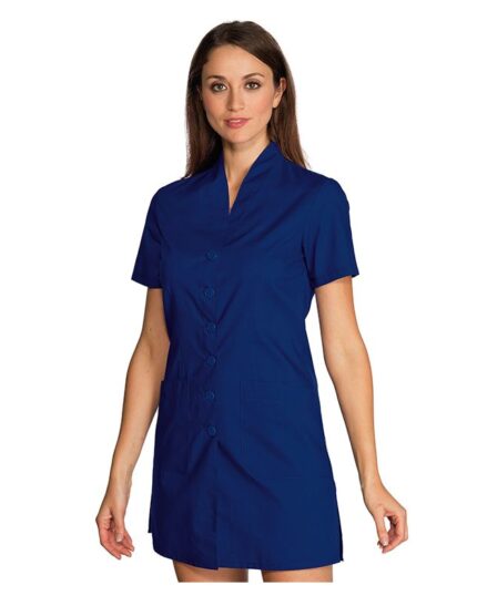 casaca sanitaria mujer azul isacco antibe
