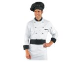 Chaquetilla de cocinero Blanco Negro