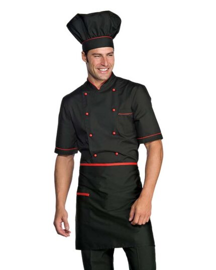 chaqueta cocinero alicante extraligera rojo 056907