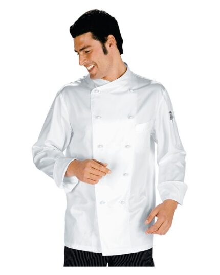 chaqueta hombre cocinero blanca tokio isacco