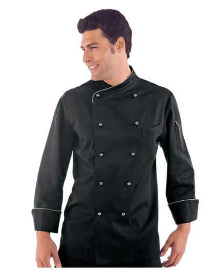 Chaqueta cocinero en color negro