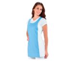 Delantal lila sanitario para camarero y peluquería Isacco - Ropa de trabajo funcional y elegante