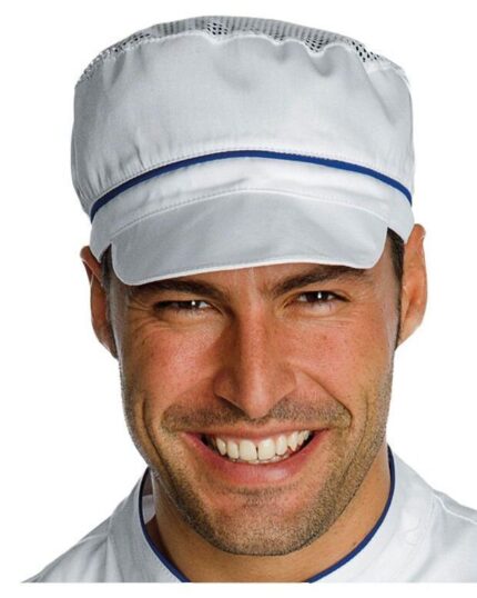 Gorra visera algodón con rejilla