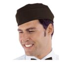 gorro barco marron unisex hombre camarero cocinero isacco
