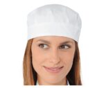 gorro blanco fruncido isacco bob