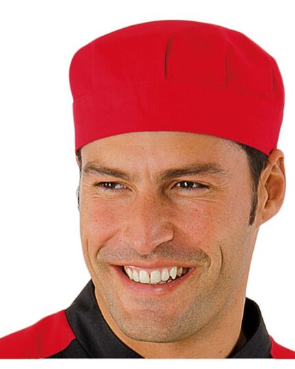 gorro rojo fruncido isacco bob