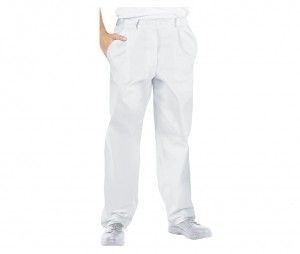 pantalon blanco chef clasico hombre isacco