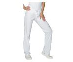 pantalon blanco unisex elastico isacco pantajersey