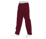 Pantalón sanitario burdeos granate vino