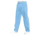 pantalon celeste sanitario isacco elastico
