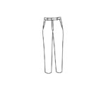 pantalon diseno hombre poliester isacco
