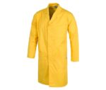 bata laboral amarillo corchetes workteam b6700