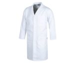 bata laboral blanco corchetes workteam b6700