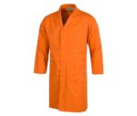 bata laboral naranja corchetes workteam b6700