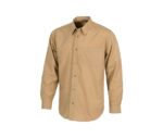 camisa trabajo beige workteam b8000