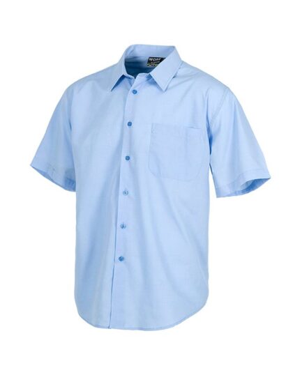 camisa trabajo celeste workteam b8100