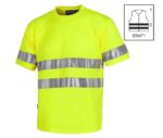 Camisetas con reflectante alta visibilidad Workteam en manga corta C3945