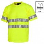 Camisetas con reflectante alta visibilidad Workteam en manga corta C3945