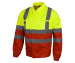 Chaqueta alta visibilidad para obras