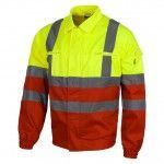 Chaqueta alta visibilidad para obras