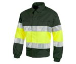 cazadora alta visibilidad verde amarillo workteam c4110
